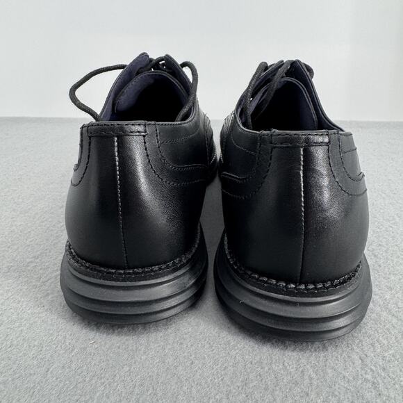 Cole Haan OriginalGrand Wingtip Oxford Shoes Mens Size 10.5 Black Leather Dress